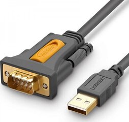 Ugreen USB - RS-232, 1.5м UGR333 цена и информация | Кабели и провода | pigu.lt