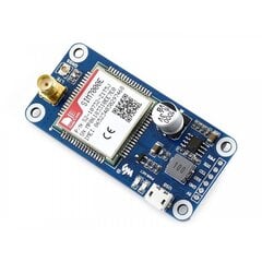 Waveshare LTE GPS HAT - NB-IoT/LTE/GPRS/GPS SIM7000E - Modelis Skirtas Raspberry Pi 3B+/3B/2B/Zero kaina ir informacija | Atviro kodo elektronika | pigu.lt