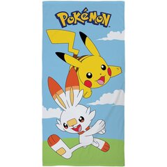 Vaikiškas rankšluostis Pokemon, 70x140 cm kaina ir informacija | Rankšluosčiai | pigu.lt