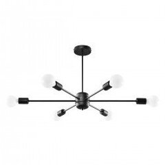 Chandelier LANGO 6 black CRIMSON SL.1023 цена и информация | Люстры | pigu.lt