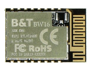 Realtek RTL8720DN dviejų juostų ryšio modulis, WiFi 2.4GHz/5GHz ir Bluetooth 5.0 цена и информация | Электроника с открытым кодом | pigu.lt