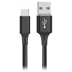 Кабель USB A — USB C Goms Чёрный цена и информация | Кабели и провода | pigu.lt