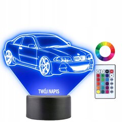 Plexido 3D LED lempa, BMW E46 kaina ir informacija | Staliniai šviestuvai | pigu.lt