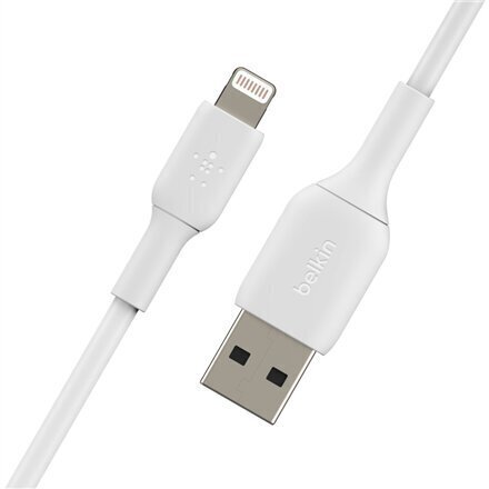 Belkin CAA001bt0MBK. Lightning/USB-A, 15 cm kaina ir informacija | Kabeliai ir laidai | pigu.lt