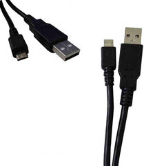 EDM, Micro USB/USB-A, 1.8 m цена и информация | Кабели и провода | pigu.lt