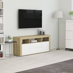 Televizoriaus spintelė, 120x30x50 cm, balta kaina ir informacija | TV staliukai | pigu.lt