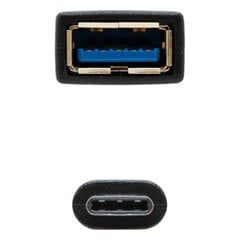 Нано кабель 10.01.4201, USB C, 0.15 м цена и информация | Кабели и провода | pigu.lt