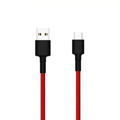 Xiaomi Mi Type-C Braided Cable SJV4110GL, Raudonas kaina ir informacija | Kabeliai ir laidai | pigu.lt