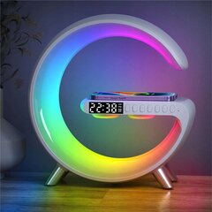 Умная светодиодная лампа RGB с зарядным устройством QI и динамиком, Alogy ATMOSPHERE цена и информация | Настольные светильники | pigu.lt