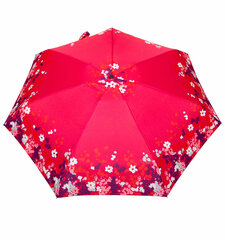 Skėtis 4x sulankstomas - Pocket Mini, flowers-magenta PARASOL kaina ir informacija | Moteriški skėčiai | pigu.lt