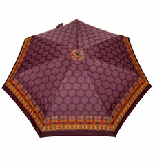 Зонт 4-кратный складной - карманный мини, hypnocircles-wine PARASOL цена и информация | Женские зонты | pigu.lt