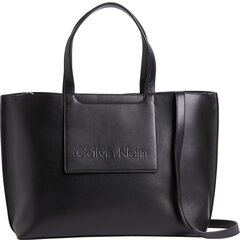 CALVIN KLEIN moteriškas juodas krepšys Set shopper large kaina ir informacija | Moteriškos rankinės | pigu.lt