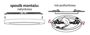 Light Prestige lubinis šviestuvas York Black kaina ir informacija | Lubiniai šviestuvai | pigu.lt