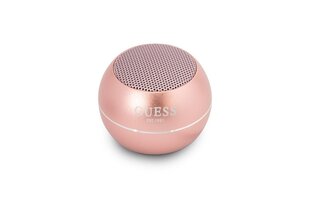 Guess Mini Bluetooth Speaker 3W 4H Розовый цена и информация | Аудиоколонки | pigu.lt