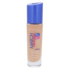 Makiažo pagrindas Rimmel London Macth &amp; Perfection 30 ml, 102 Light Nude цена и информация | Пудры, базы под макияж | pigu.lt