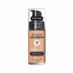 Makiažo pagrindas mišriai ir riebiai odai Revlon ColorStay™ Makeup SPF15 30 ml kaina ir informacija | Makiažo pagrindai, pudros | pigu.lt