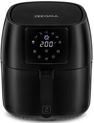 Аэрофритюрница ZEEGMA ZE-KNAPPER PRO BLACK 1400 Вт 4,5 л цена и информация | Фритюрницы | pigu.lt