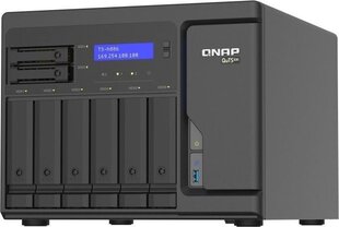 Qnap TS-H886-D1622-16G kaina ir informacija | Išoriniai kietieji diskai (SSD, HDD) | pigu.lt