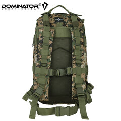 Turistinė kuprinė Dominator Urban Combat Shadow 30L, žalia kaina ir informacija | Kuprinės ir krepšiai | pigu.lt