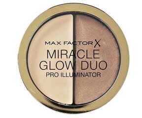 Spindesio suteikianti priemonė Max Factor Miracle Glow Duo Pro, 20 Medium, 11 g kaina ir informacija | Bronzantai, skaistalai | pigu.lt