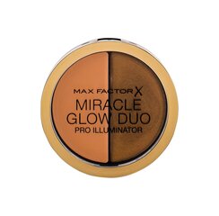 Средство, придающее сияние Max Factor Miracle Glow Duo Pro 30 Deep 11 г цена и информация | Бронзеры (бронзаторы), румяна | pigu.lt