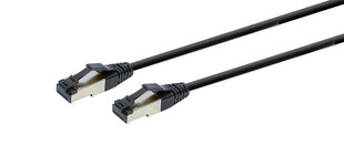 Gembird S| FTP Cat. 8 LSZH Patch Cord 0.5 м Black цена и информация | Кабели и провода | pigu.lt