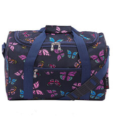 Kelioninis krepšys Cities 611 butterfly, 20L, mėlynas kaina ir informacija | Kuprinės ir krepšiai | pigu.lt
