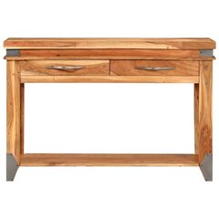 Konsolinis staliukas, Akacijos medienos masyvas, 110x34x74cm kaina ir informacija | Stalai-konsolės | pigu.lt