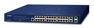 PLANET FGSW-2624HPS4 network switch Managed L2/L4 Gigabit Ethernet (10/100/1000) Power over Ethernet (PoE) 1U Blue цена и информация | Коммутаторы (Switch) | pigu.lt