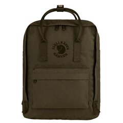 Kuprinė Fjallraven Re-Kanken, tamsiai žalia цена и информация | Рюкзаки и сумки | pigu.lt