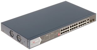 КОММУТАТОР POE DS-3E0528HP-E 24-ПОРТОВЫЙ SFP Hikvision цена и информация | Коммутаторы (Switch) | pigu.lt