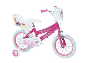 Dviratukas vaikams Huffy Princess 14", baltas/rožinis kaina ir informacija | Dviračiai | pigu.lt