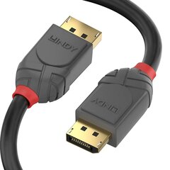 Lindy DisplayPort, 7.5 m kaina ir informacija | Kabeliai ir laidai | pigu.lt