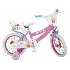 Vaikiškas dviratis Toimsa 16", rožinis kaina ir informacija | Dviračiai | pigu.lt