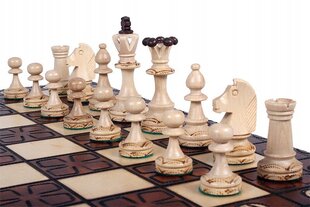 Tradiciniai mediniai šachmatai Sunrise Chess &amp; Games Junior, 42 x 42 cm цена и информация | Настольные игры, головоломки | pigu.lt