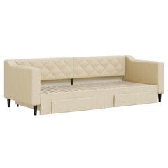 Sofa-lova , 80x200 cm, smėlio kaina ir informacija | Lovos | pigu.lt