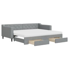 Sofa-lova , 90x200 cm, pilka kaina ir informacija | Lovos | pigu.lt