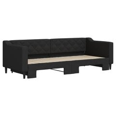 Sofa-lova , 80x200 cm, juoda kaina ir informacija | Lovos | pigu.lt