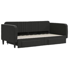 Sofa-lova , 90x190 cm, juoda цена и информация | Кровати | pigu.lt