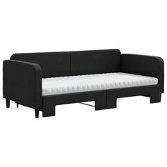 Sofa-lova , 90x190 cm, juoda kaina ir informacija | Lovos | pigu.lt