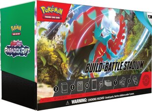 Kortų papildymas Pokemon TCG Scarlet &amp; Violet 4 Paradox Rift Build &amp; Battle Stadium, EN kaina ir informacija | Stalo žaidimai, galvosūkiai | pigu.lt