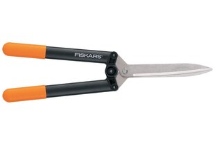 Svertinės gyvatvorių žirklės Fiskars PowerLever™ HS52 114750 kaina ir informacija | Sodo įrankiai | pigu.lt