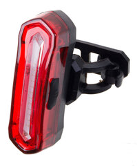 Galinis žibintas Verso USB 16, raudonas kaina ir informacija | Žibintai ir atšvaitai dviračiams | pigu.lt