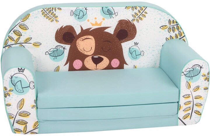 Sofa Delsit Yogi Bear, mėlyna kaina ir informacija | Vaikiški sėdmaišiai, foteliai, pufai | pigu.lt