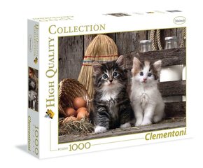 Пазл Clementoni High Quality Lovely Kittens 1000 деталей. цена и информация | Пазлы | pigu.lt