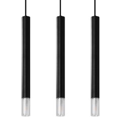 Pendant lamp WEZYR 3 black OCEAN GREEN SL.0962 цена и информация | Люстры | pigu.lt