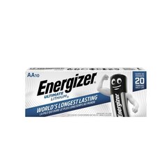 Energizer elementai Ultimate Lithium AA, 10 vnt. kaina ir informacija | Elementai | pigu.lt