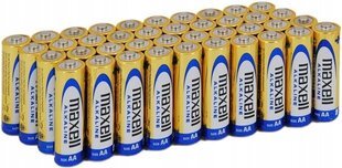 Maxell Baterijos, LR6/AA, 1.5V, 40 vnt. kaina ir informacija | Elementai | pigu.lt