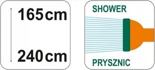 Sodo dušas FLO, 1,6-2,4M kaina ir informacija | Sodo nameliai, malkinės, pastogės | pigu.lt