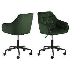 Рабочий стул BROOKE, 59x59xH89 см, зеленый цена и информация | Офисные кресла | pigu.lt